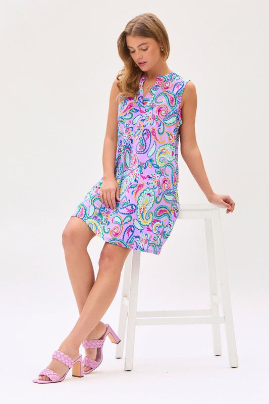 Vestido de tirantes color lavanda de Dear Scarlett Lizzy