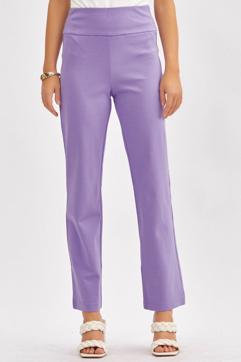 Dear Scarlett Magic Straight Pants Violet / 1XL Dear Scarlett Magic Straight Pants Violet / 1XL
