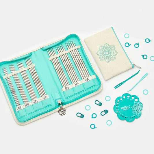Knitter's Pride Mindful Grateful Juego de agujas de doble punta de 6"