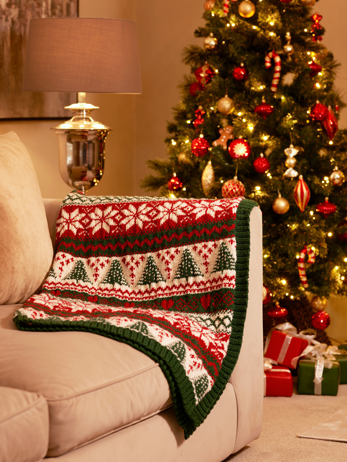 West Yorkshire Spinners Woodside Blanket Kit in The Croft Aran
