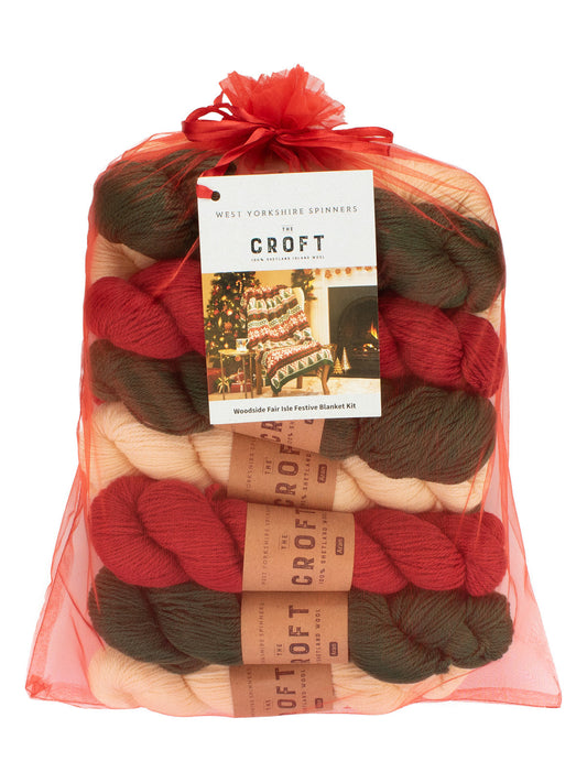 West Yorkshire Spinners Woodside Blanket Kit in The Croft Aran