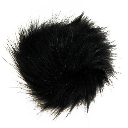 Unique Craft Pom Pom w/ Loop - Black