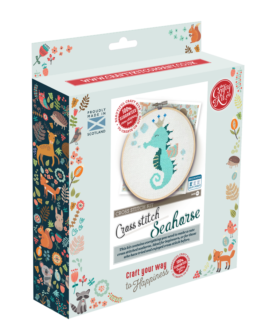 Kit de punto de cruz de caballito de mar