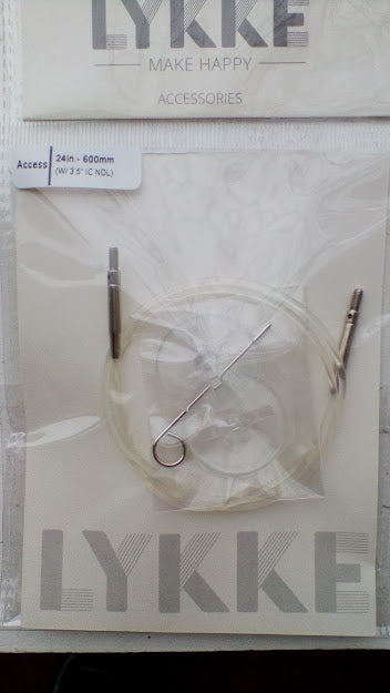 Lykke Clear Swivel Cords for 5" Interchangeable Needles