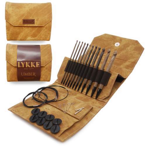 Lykke Umber 6" Interchangeable Crochet Hook Set