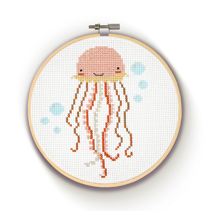 Jellyfish Cross Stitch Craft Kit