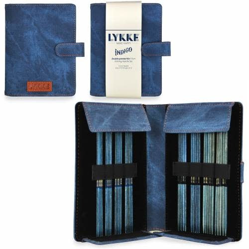 LYKKE Indigo 6" Double-Pointed Needle Set - Small Sizes